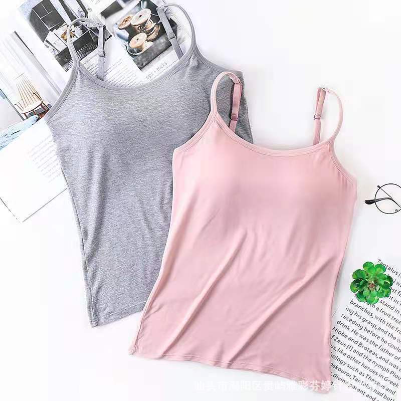 THE 2-IN-1 Tank Top with Built in Bra Camisole
