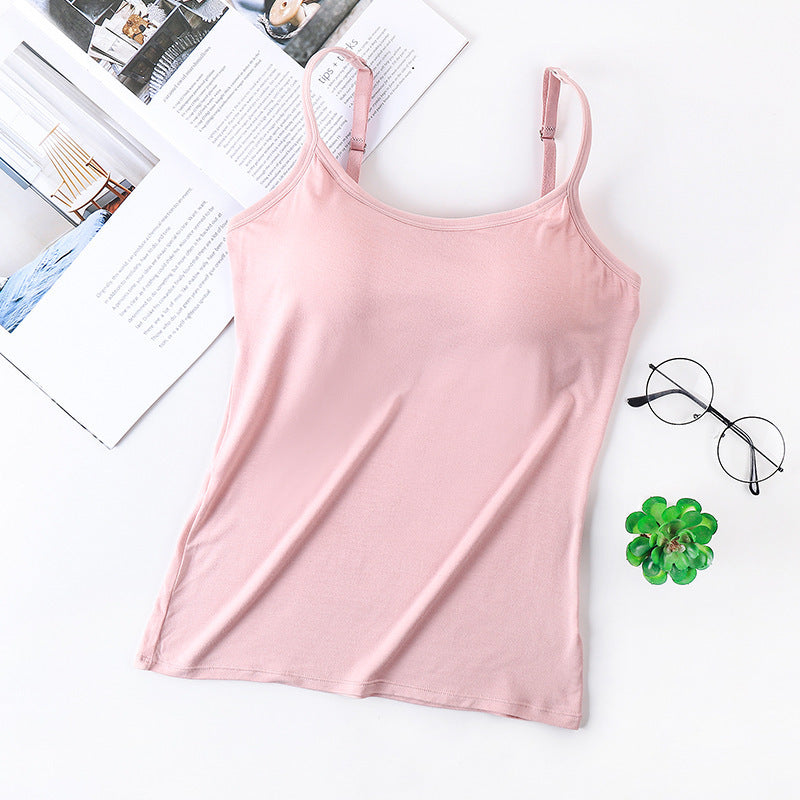 THE 2-IN-1 Tank Top with Built in Bra Camisole