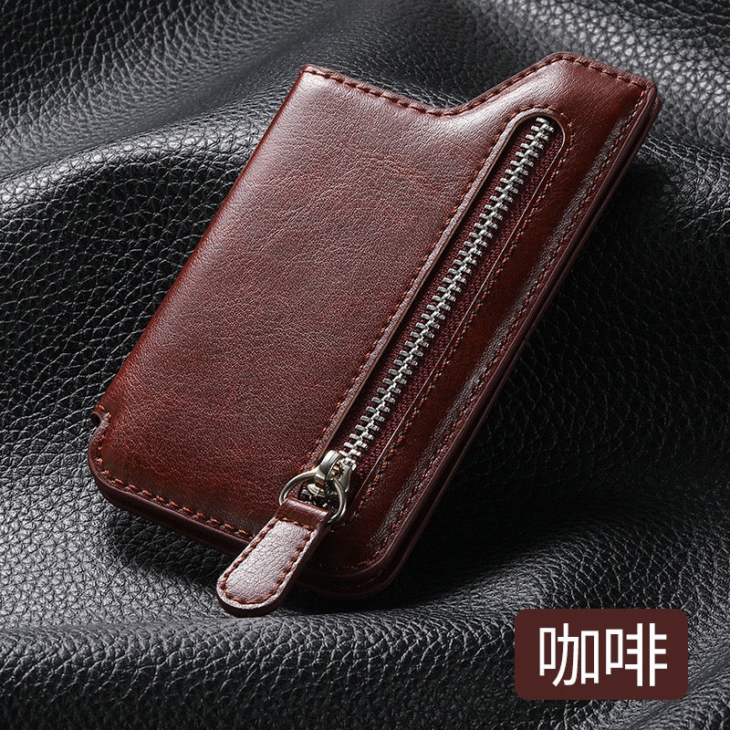 Muiti-function Silicone Shell w/ Zipper Wallet