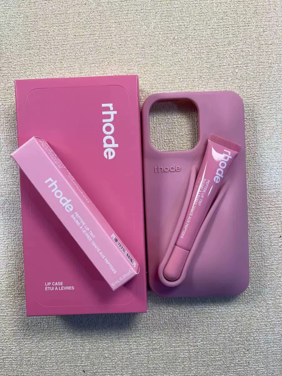 3D Lip Gloss Rhode Silicone iPhone Case