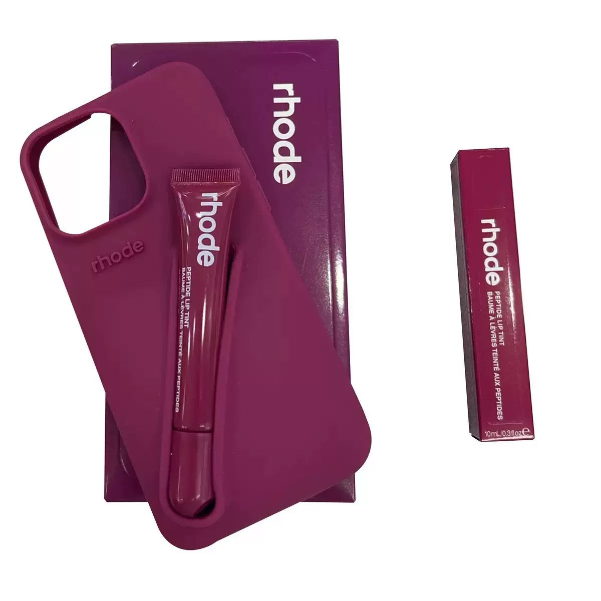 3D Lip Gloss Rhode Silicone iPhone Case