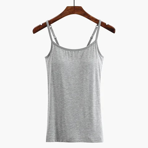 THE 2-IN-1 Tank Top with Built in Bra Camisole