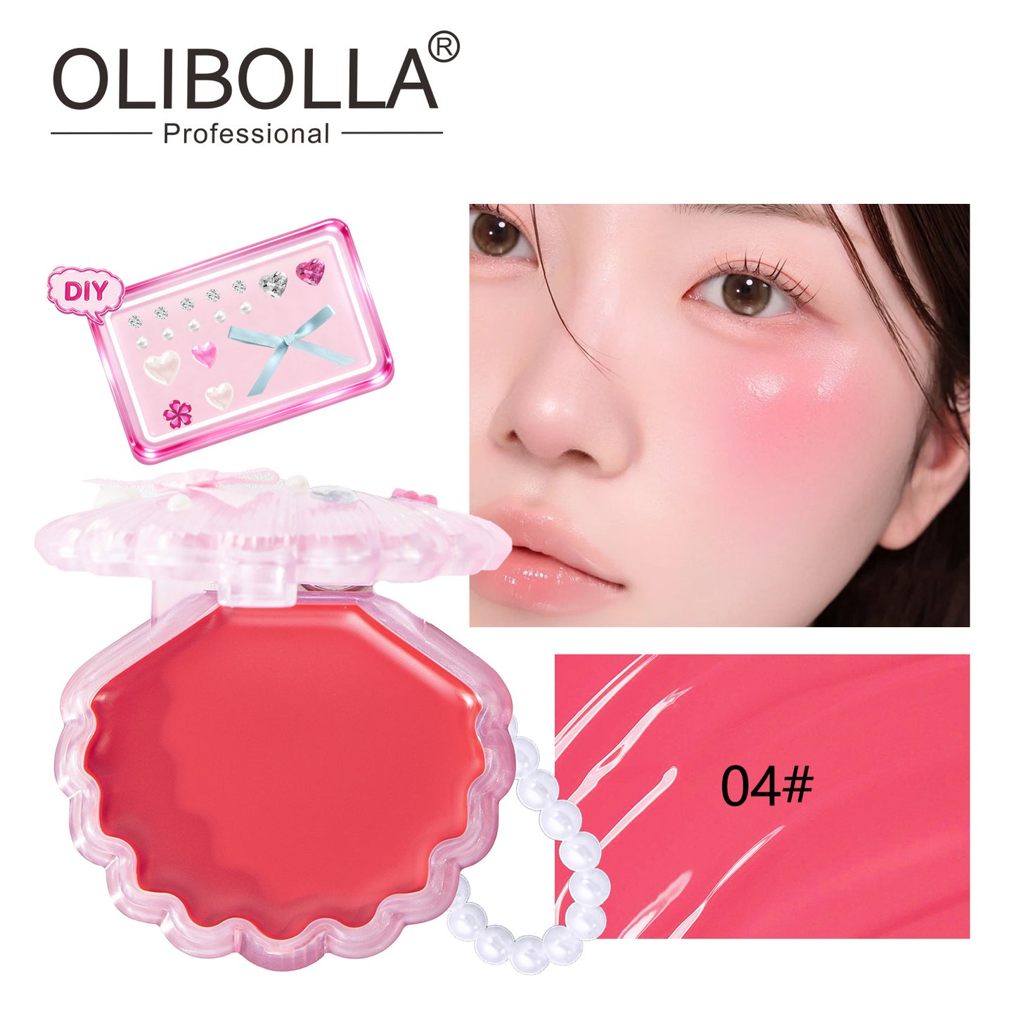 Shell Blush Cream, Multi-Use, Lip & Cheek