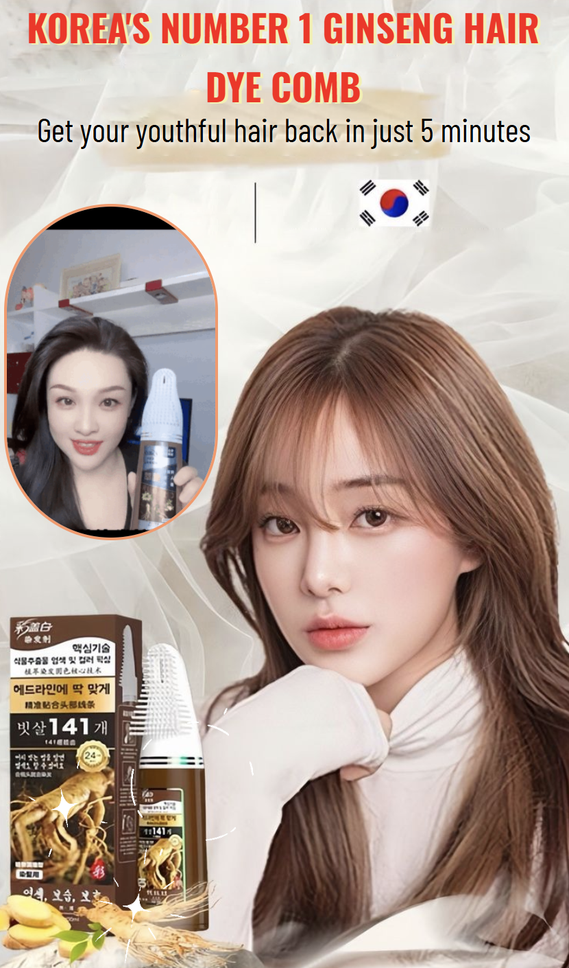 Korea's number 1 ginseng hair dye comb 200ml
