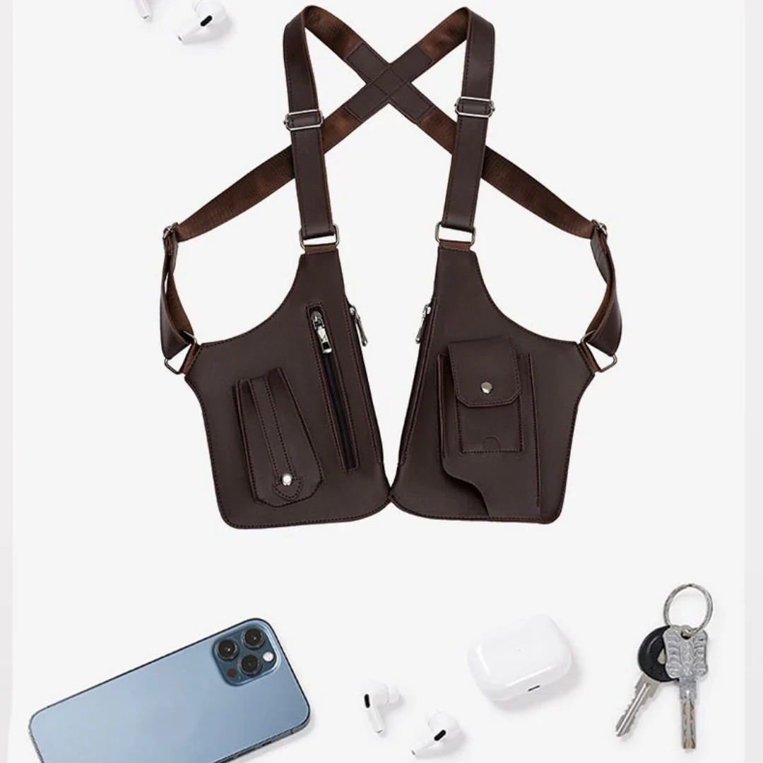 Adjustable Leather Underarm Shoulder Bag