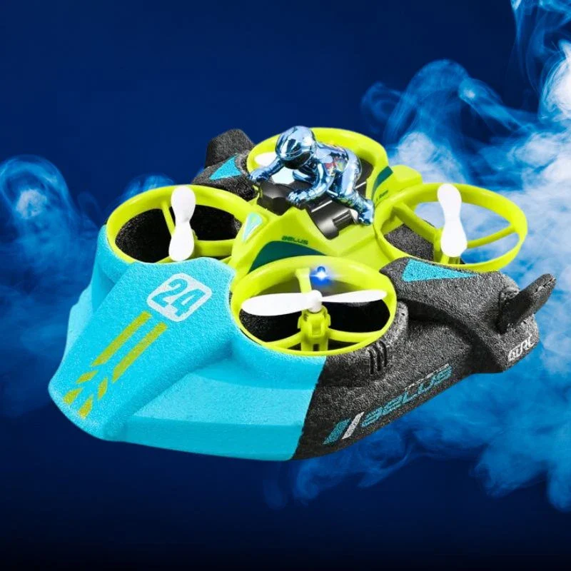 Mini 3 in 1 Sea Land Air Flight Remote Control Car Boat & Drone.