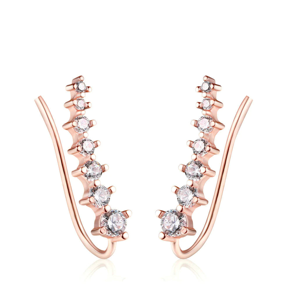 Seven Star Diamond Stud Earrings