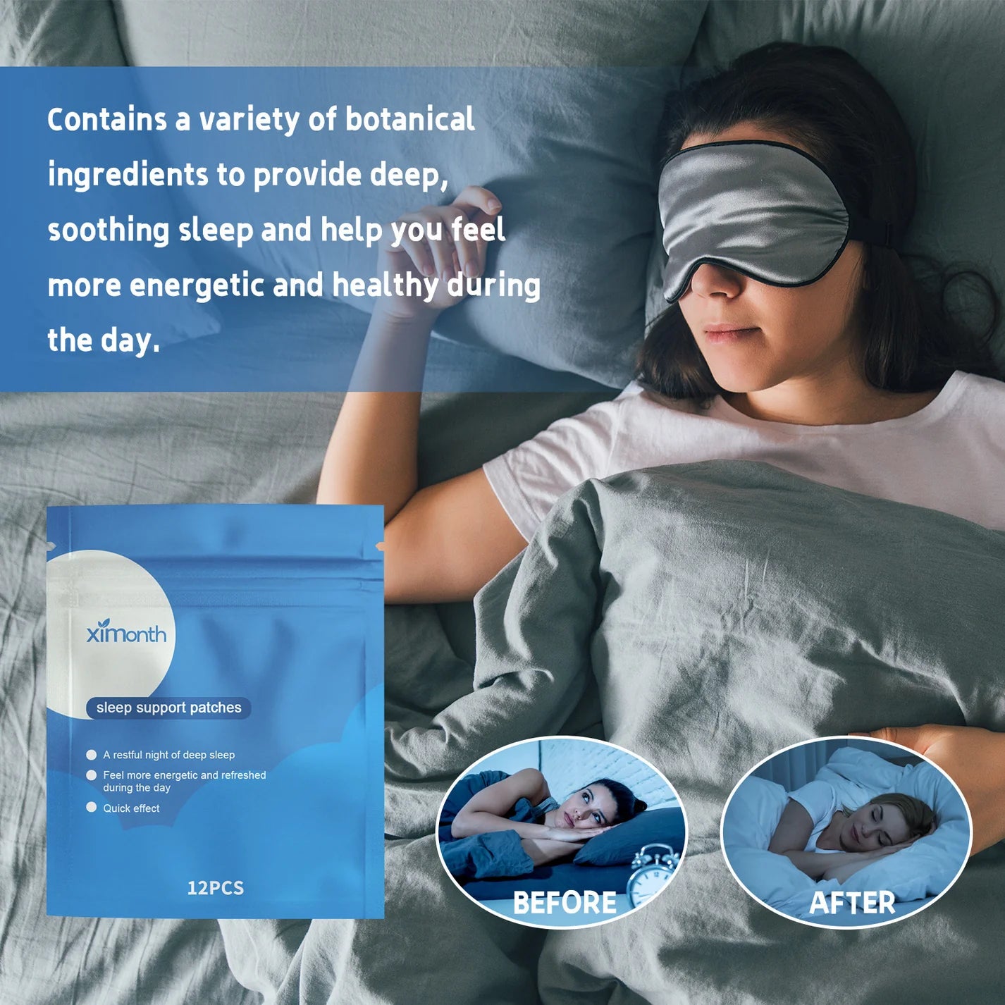 নিখুঁতভাবে বিশ্রামের ঘুম এবং উজ্জীবিত সকাল - Sleep Patches