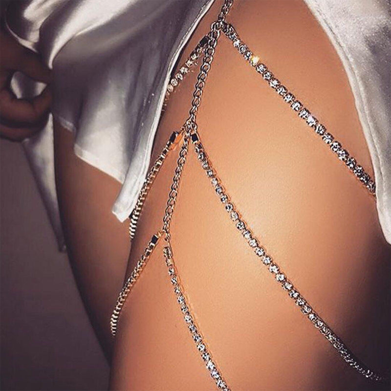 Fjy-Glamorous Thigh Chain Jewelry