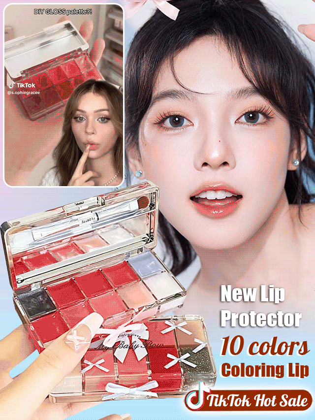Dudu Lip Ten Color Tinted Lip Jelly Palette