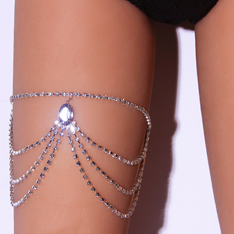 Fjy-Glamorous Thigh Chain Jewelry