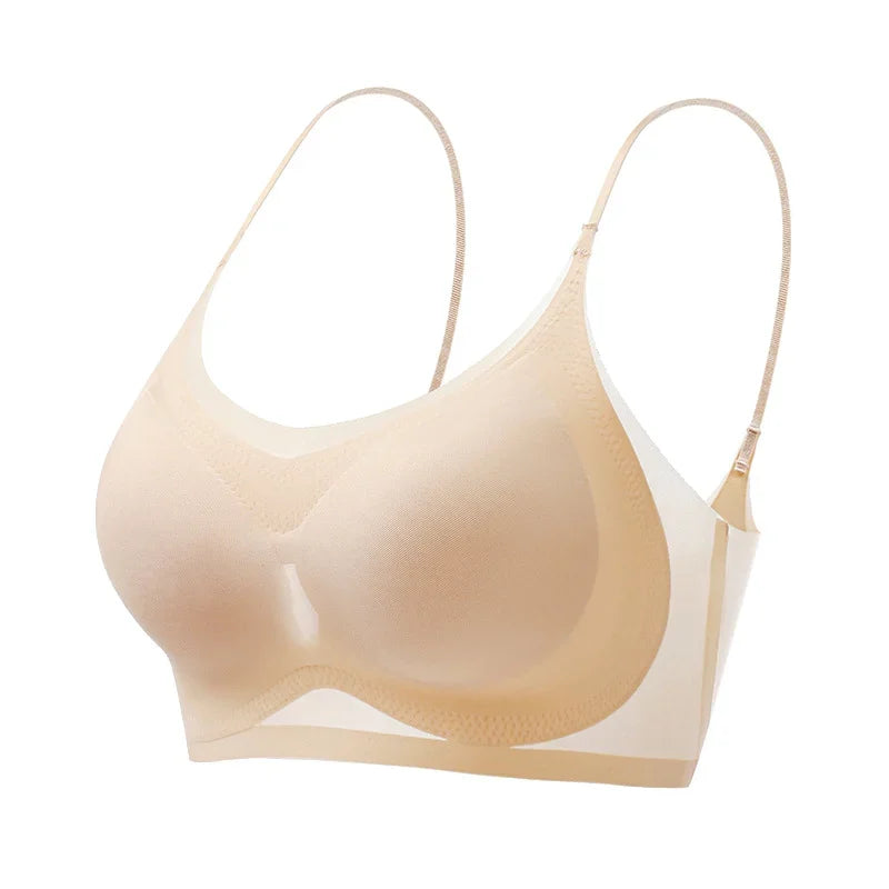 SUMMER SEAMLESS ULTRA-THIN PLUS SIZE ICE SILK COMFORT BRA