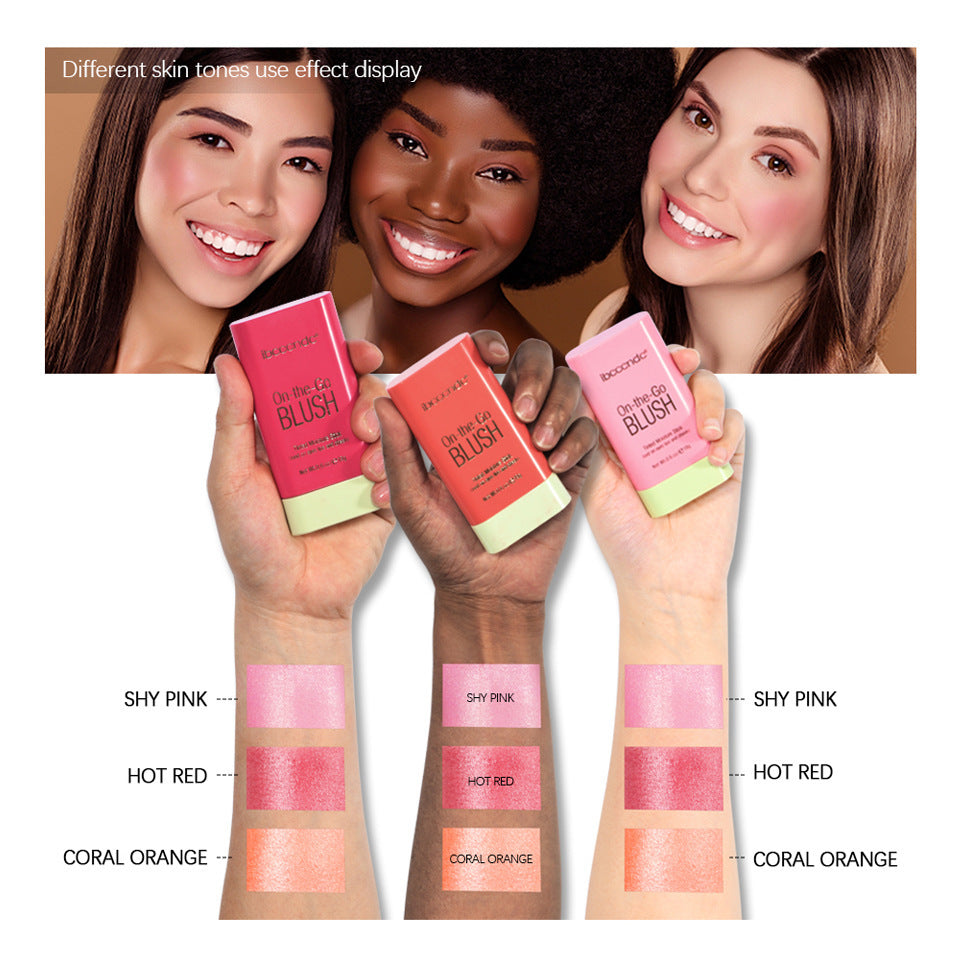 3-In-1 Contouring Lipstick and Blush Stick