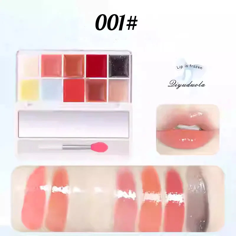 Dudu Lip Ten Color Tinted Lip Jelly Palette