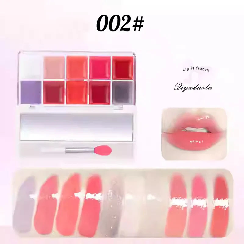 Dudu Lip Ten Color Tinted Lip Jelly Palette