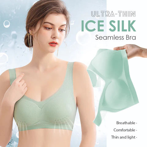 ULTRA THIN SEAMLESS WIRELESS BRA - ICE SILK BREATHABLE BRA