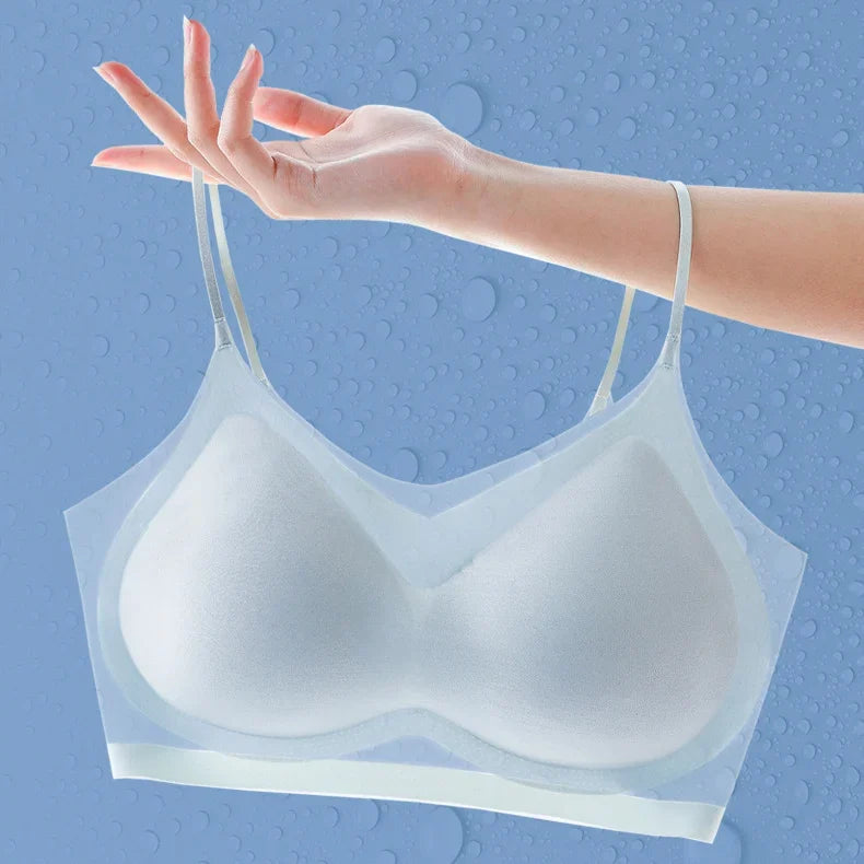 SUMMER SEAMLESS ULTRA-THIN PLUS SIZE ICE SILK COMFORT BRA