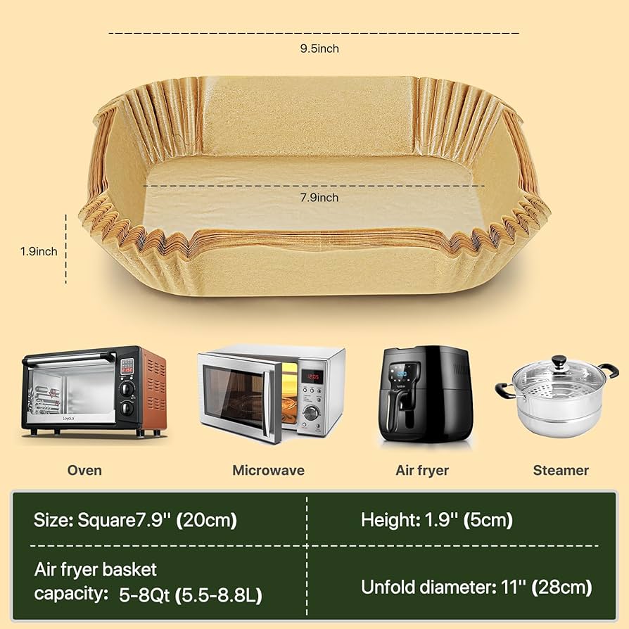 🎁Air Fryer & Microwave Oven Disposable Paper Liner
