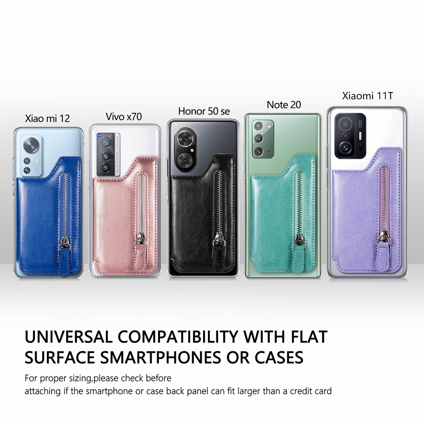 Muiti-function Silicone Shell w/ Zipper Wallet