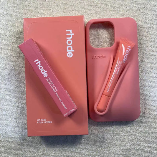 3D Lip Gloss Rhode Silicone iPhone Case