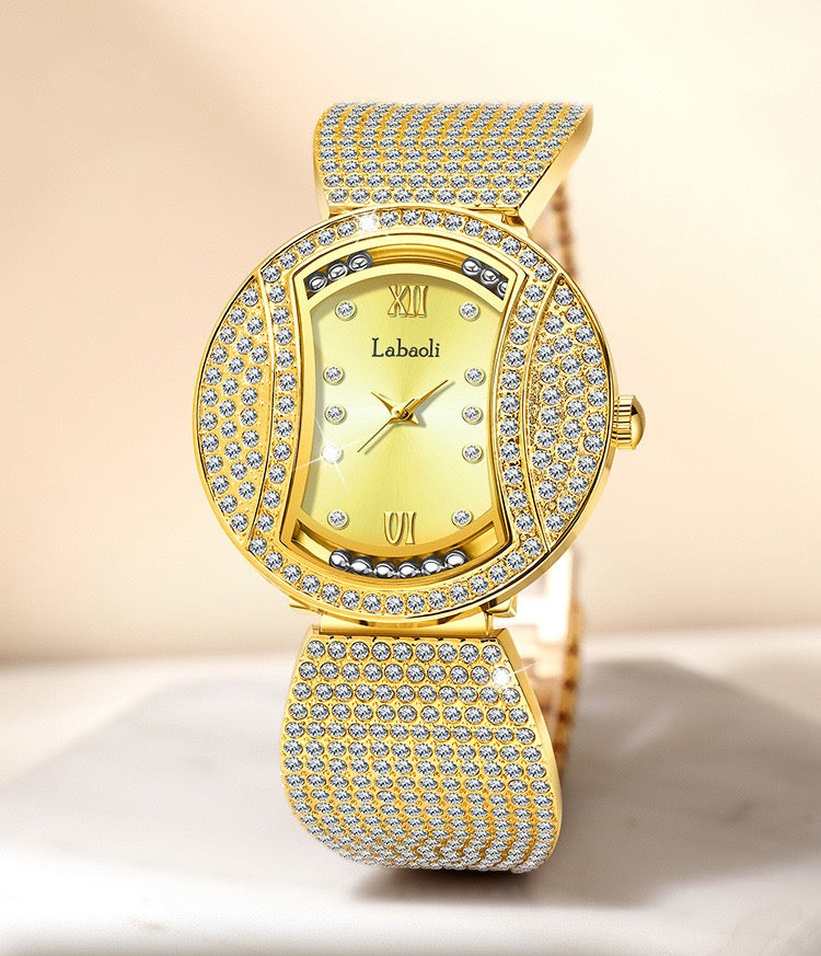 Women’s Elegant Sparkling Rhinestone Quartz Watch