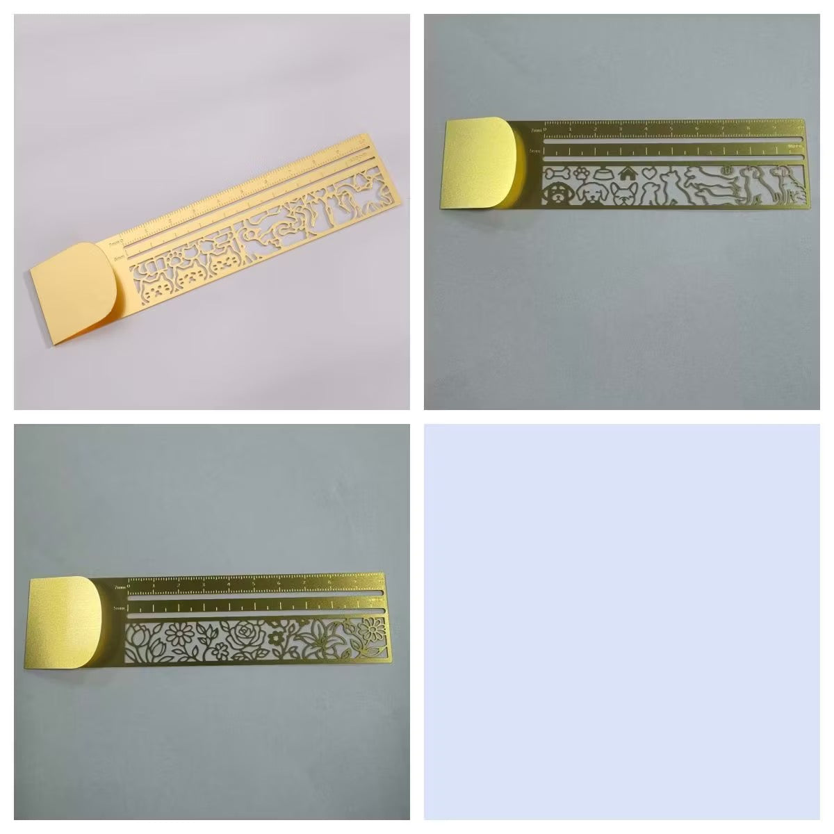 Metal Bookmark Ruler- 3pcs Set