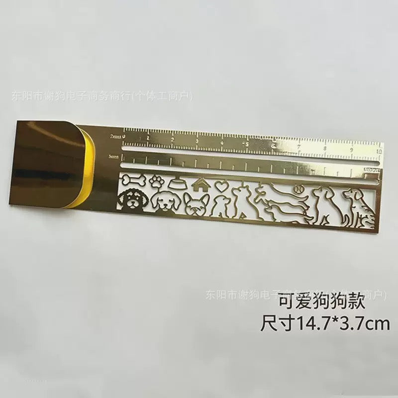 Metal Bookmark Ruler- 3pcs Set
