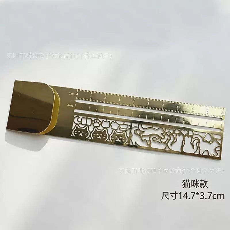 Metal Bookmark Ruler- 3pcs Set