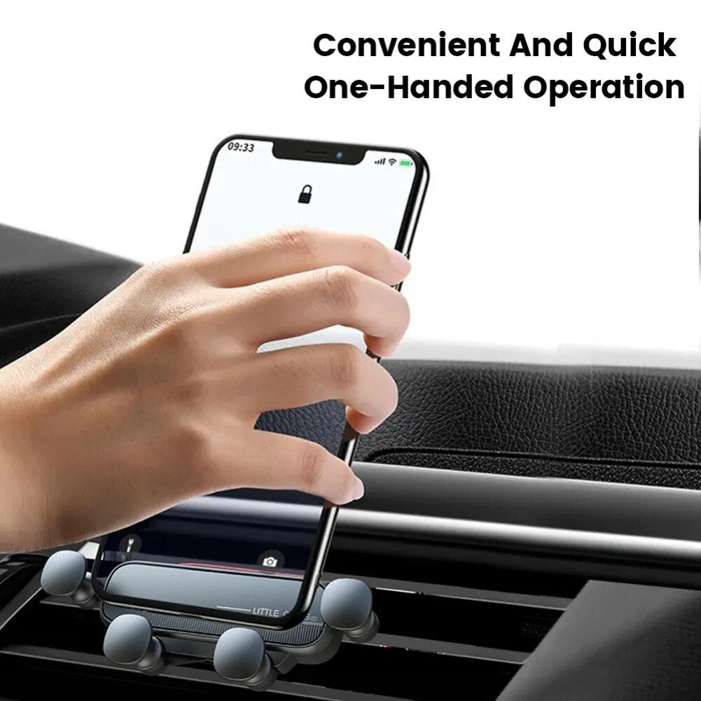 Gravity Car Phone Holder Air Vent Clip Mount