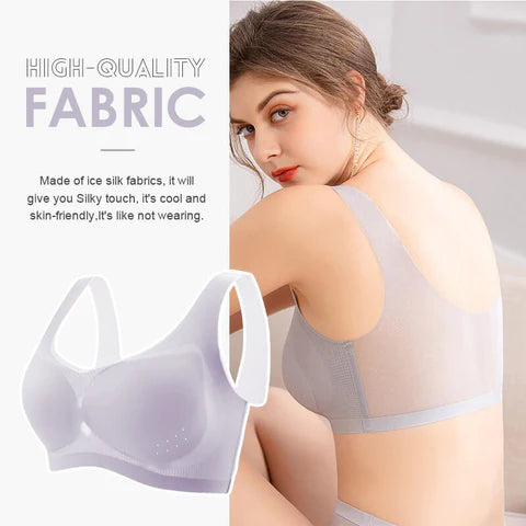 ULTRA THIN SEAMLESS WIRELESS BRA - ICE SILK BREATHABLE BRA