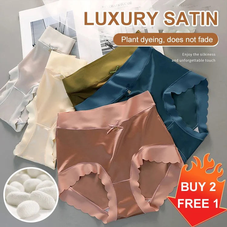 💥Buy 2 Get 1 Free💥-[Luxury Custom] Satin Ice Silk Seamless Shaping Briefs