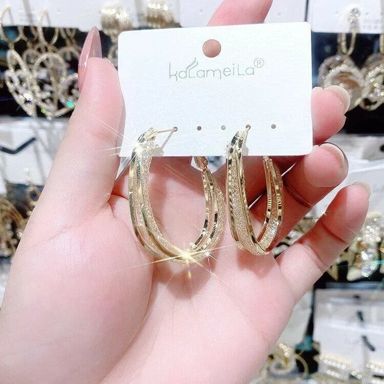 🔥🔥Fashion Oval Earrings