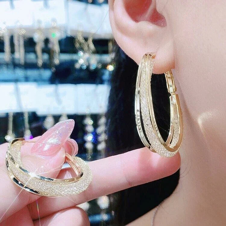 🔥🔥Fashion Oval Earrings