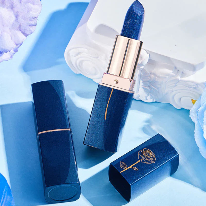 BLUE COLOR CHANGING LIPSTICK