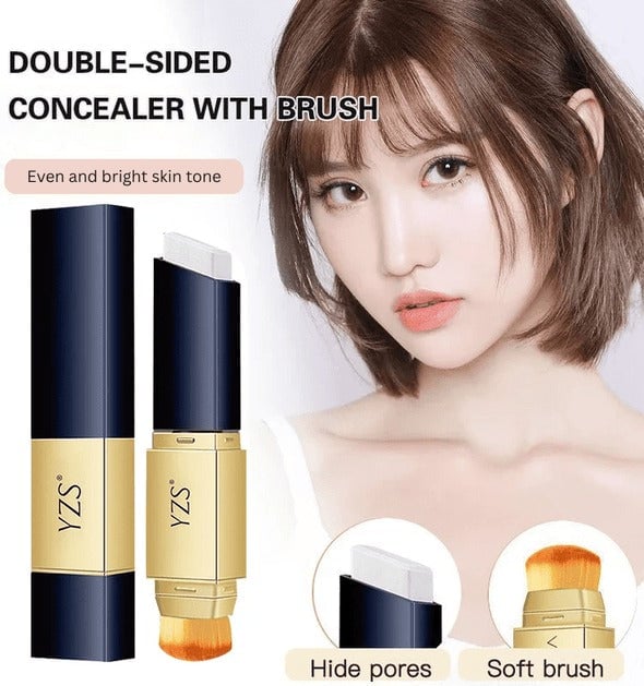 Korean Double-Sided Concealer With Brush