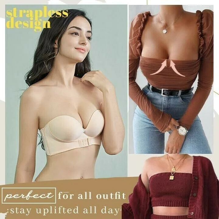 Invisible Strapless Super Push Up Bra（BUY 3 get 20% OFF ）😍😍