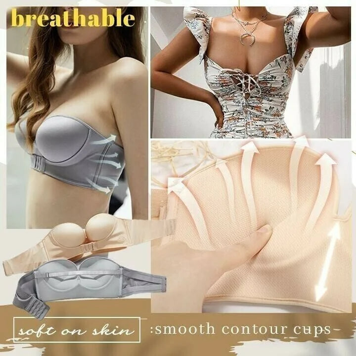 Invisible Strapless Super Push Up Bra（BUY 3 get 20% OFF ）😍😍