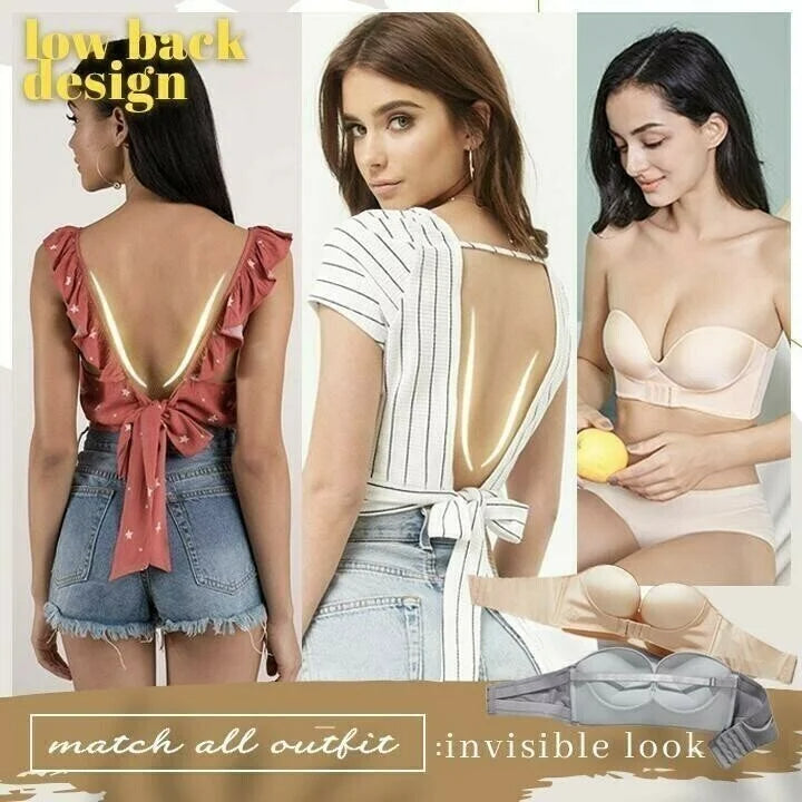 Invisible Strapless Super Push Up Bra（BUY 3 get 20% OFF ）😍😍