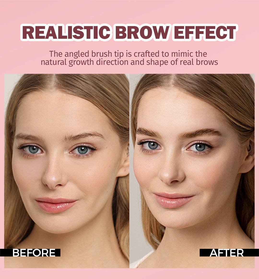 Anglicolor®️ Brow-Fection Angled Brush & Dip Liquid Eyebrow Gel