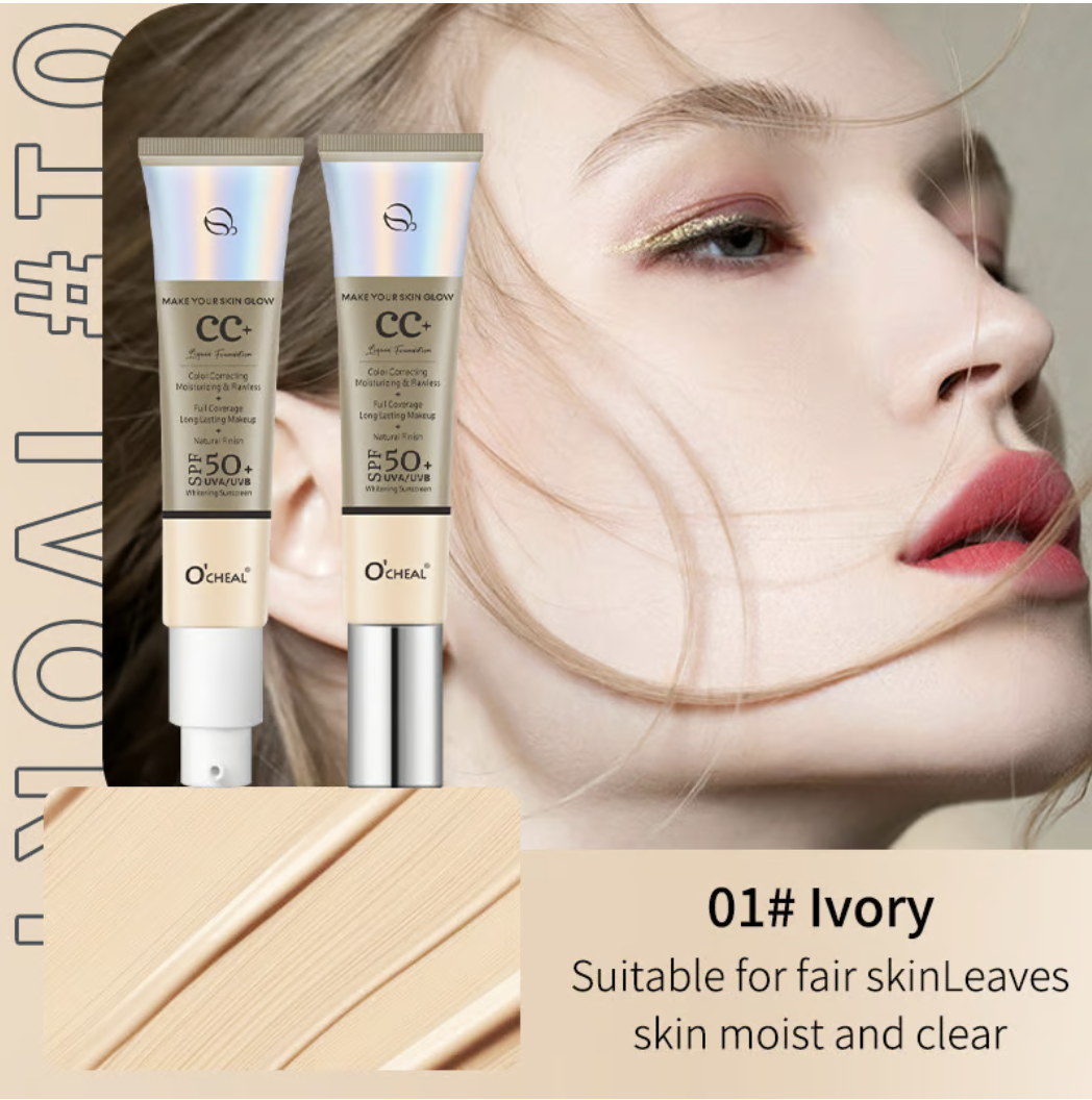 🔥CC+ Cream Full-Coverage Foundation with SPF 50+
