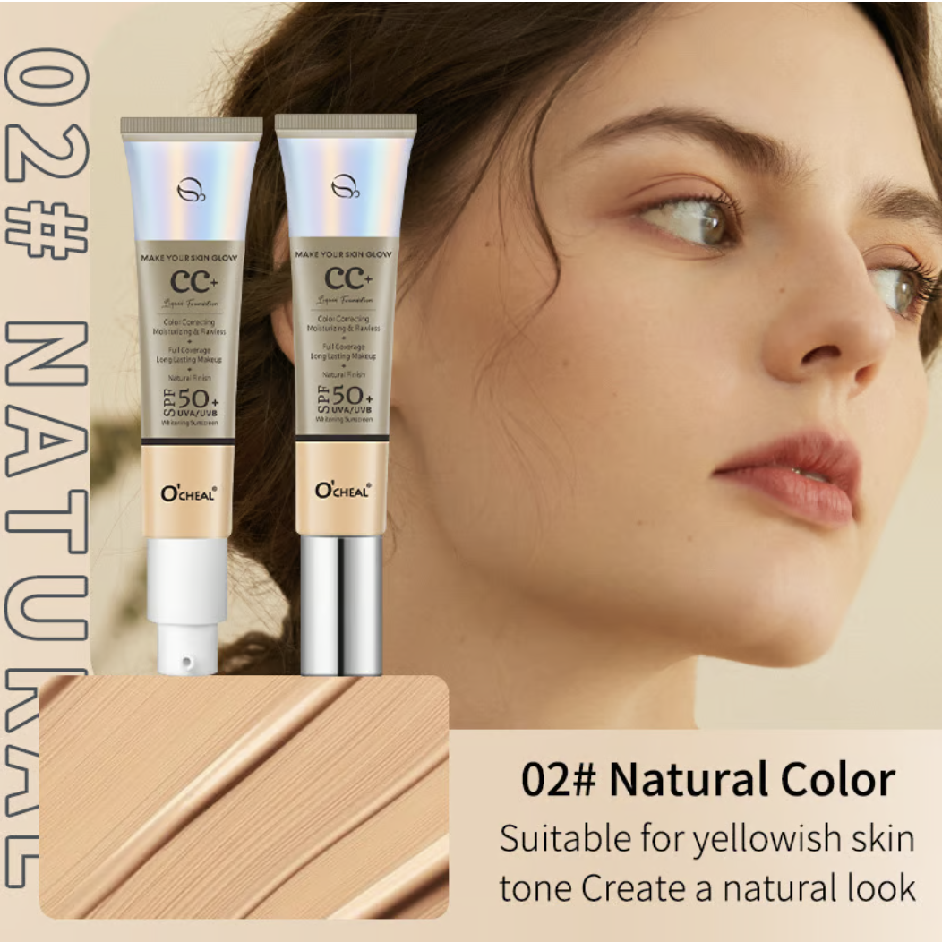 🔥CC+ Cream Full-Coverage Foundation with SPF 50+