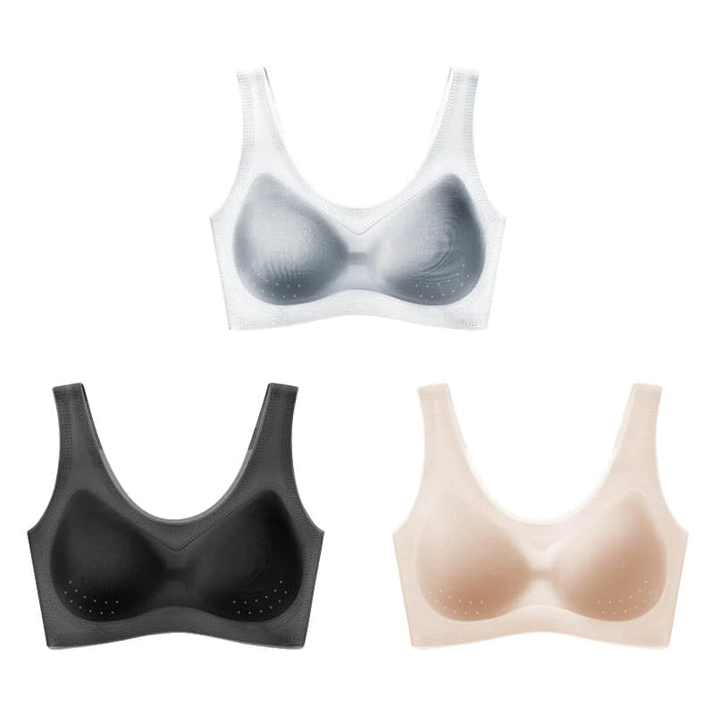 ULTRA THIN SEAMLESS WIRELESS BRA - ICE SILK BREATHABLE BRA