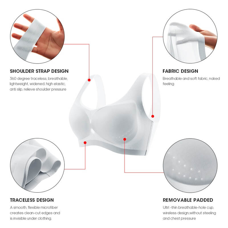 ULTRA THIN SEAMLESS WIRELESS BRA - ICE SILK BREATHABLE BRA