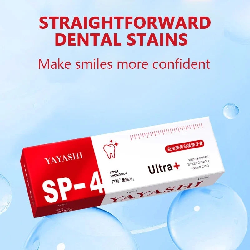 🔥YAYASHI SP-4™ Probiotic Whitening Toothpaste-Removes Years of Stains 🔥(weight:120g)