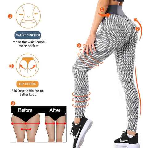 BUTT LIFTING YOGA PANTS- RUCHED