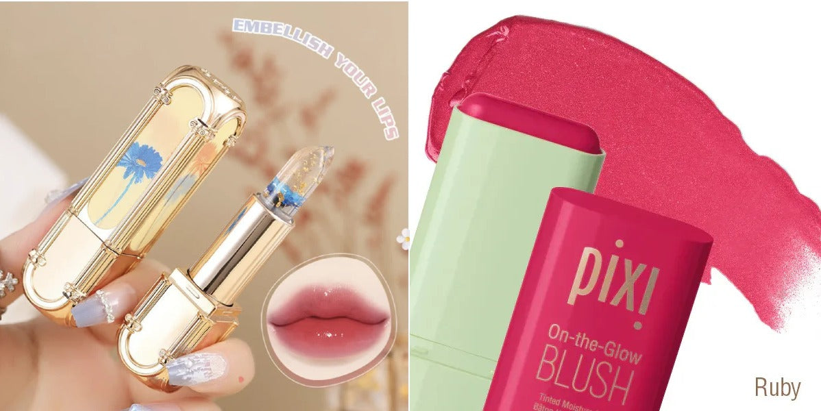 P.ixi Blush And Color Changing Lipstick