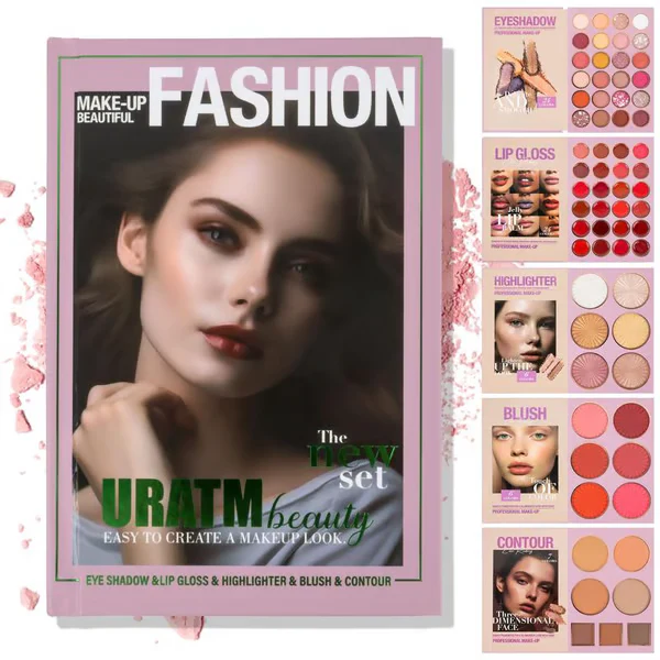 5-layer book-like makeup palette with 67 professional shades