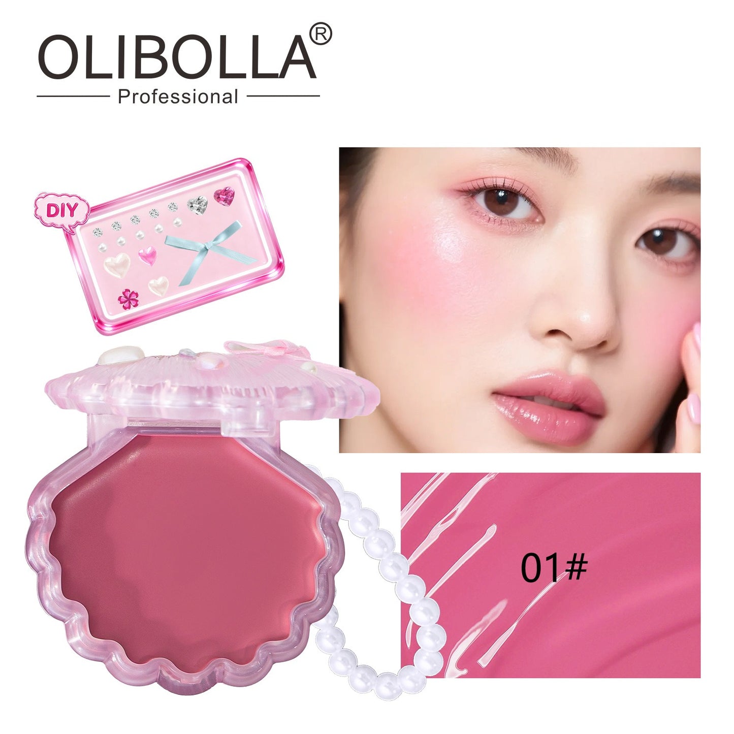 Shell Blush Cream, Multi-Use, Lip & Cheek