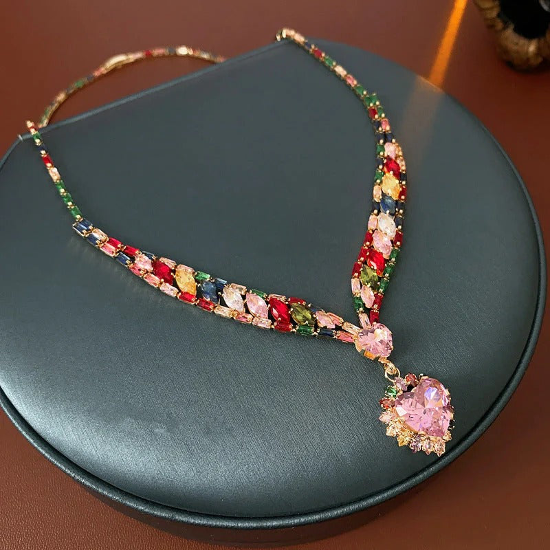 ✨Sparkling heart necklace 💕