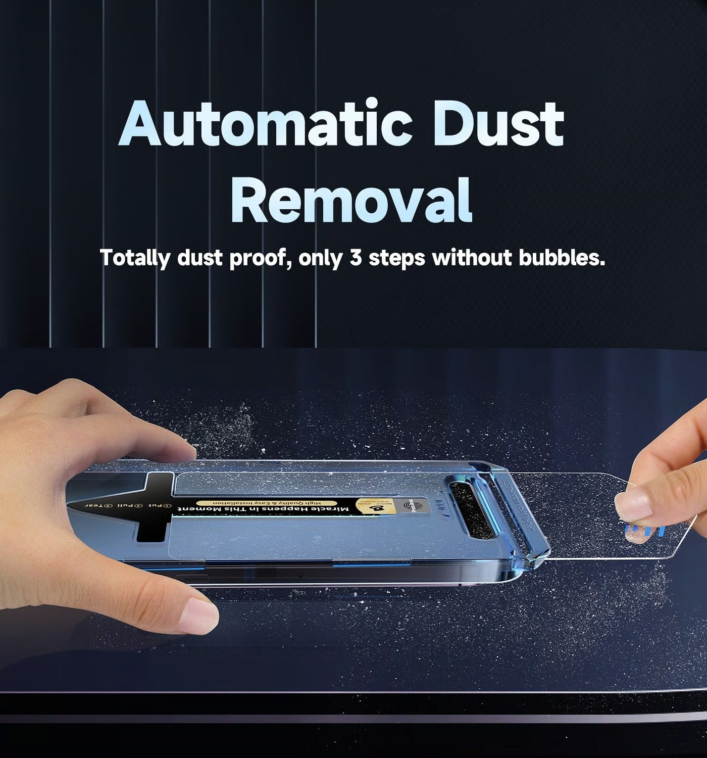 📱Invisible Artifact Screen Protector -Dust Free Without Bubbles [ 3 pcs ]